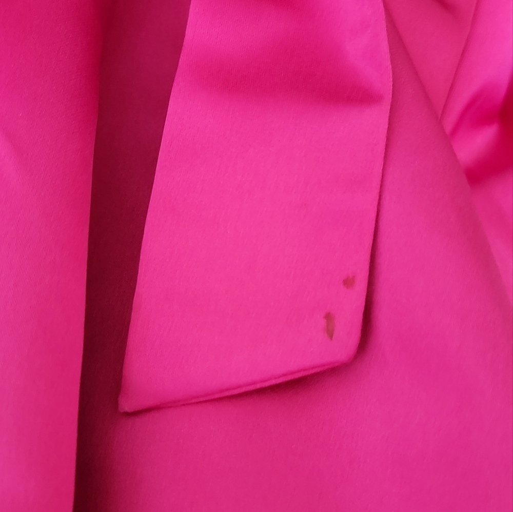 New Women's Evening Hot Pink Silk Statement Piece Top Sz 6 Org $340 Chetta B - Picture 10 of 13